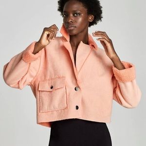 Zara Sherpa lined Bomber!!!